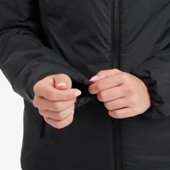 Montane Insulated Jackets-Womens Respond Hoodie - Black