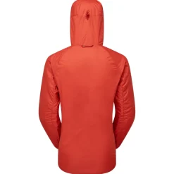 Montane Insulated Jackets-Womens Respond Hoodie - Saffron Red