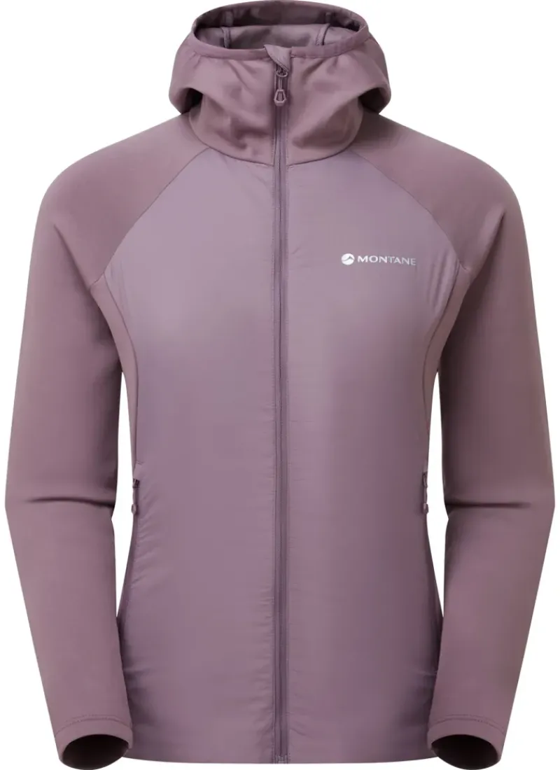 Montane Insulated Jackets-Womens Sirocco Lite Hoodie - Moonscape