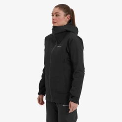 Montane Waterproof Jackets-Womens Solution Jacket - Black
