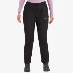 Montane Waterproof Trousers-Womens Solution Pants - Black