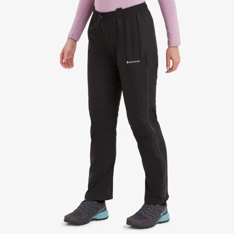 Montane Waterproof Trousers-Womens Solution Pants - Black