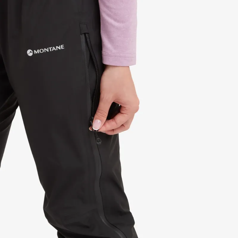 Montane Waterproof Trousers-Womens Solution Pants - Black