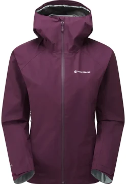 Montane Waterproof Jackets-Womens Spirit Jacket - Saskatoon Berry