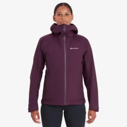 Montane Waterproof Jackets-Womens Spirit Jacket - Saskatoon Berry