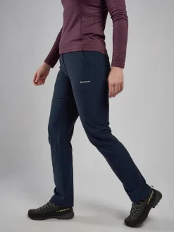 Montane Trousers & Leggings-Womens Terra Stretch Lite Pants - Eclipse Blue