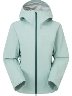 Montane Waterproof Jackets-Womens Torren Waterproof Jacket - Sea Mist