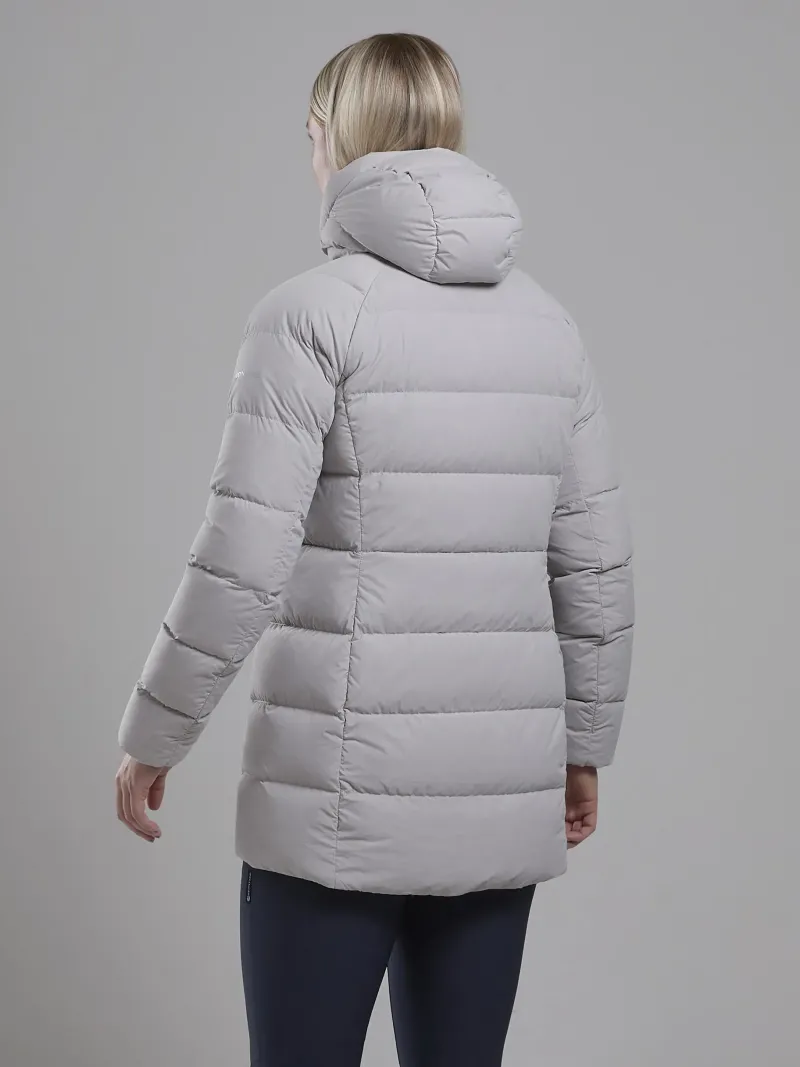 Montane Insulated Jackets-Womens Tundra Hoodie - Oyster