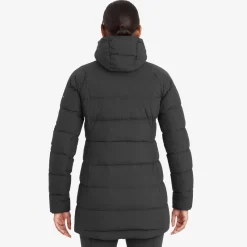 Montane Insulated Jackets-Womens Tundra Hoodie - Black