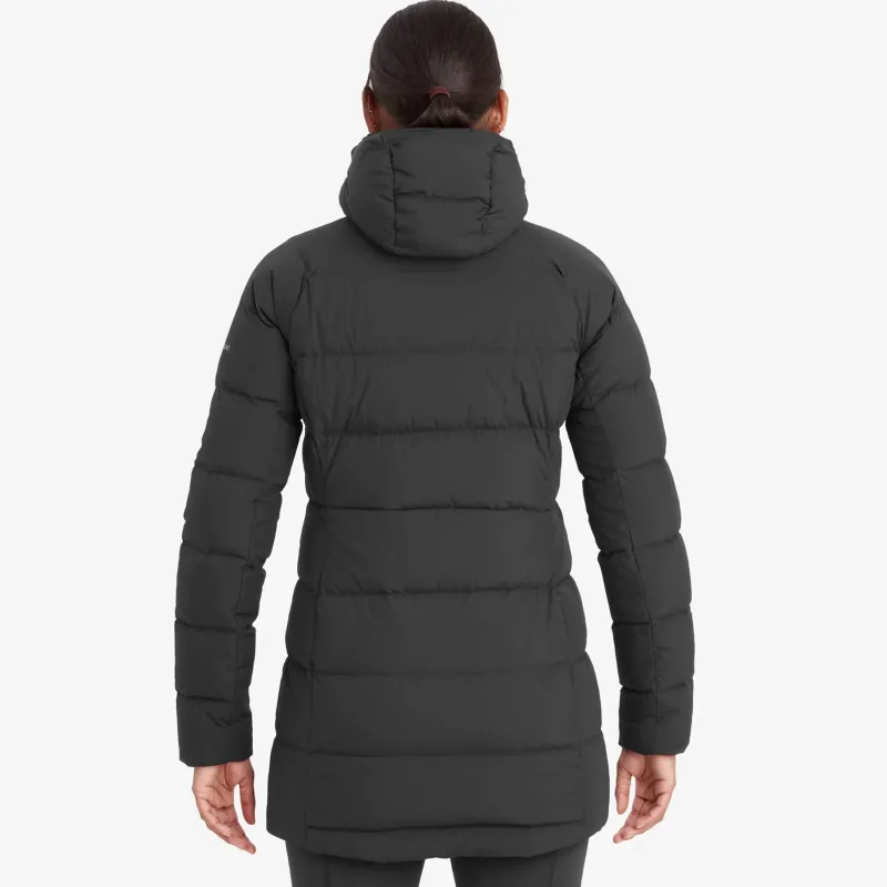 Montane Insulated Jackets-Womens Tundra Hoodie - Black