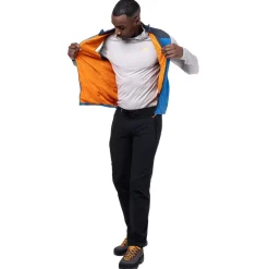 Mountain Equipment Vests & Gilets-Mens Aerotherm Vest - Blue Nights-Ember