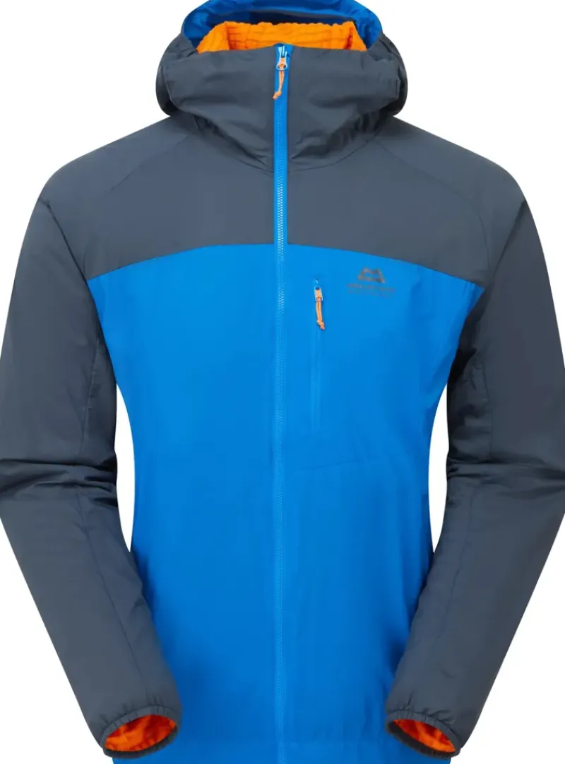 Mountain Equipment Softshell Jackets-Mens Aerotherm Jacket - Atlantic-Blue Nights