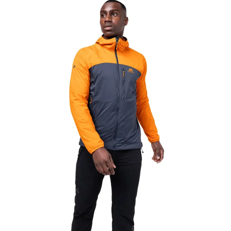 Mountain Equipment Softshell Jackets-Mens Aerotherm Jacket - Atlantic-Blue Nights