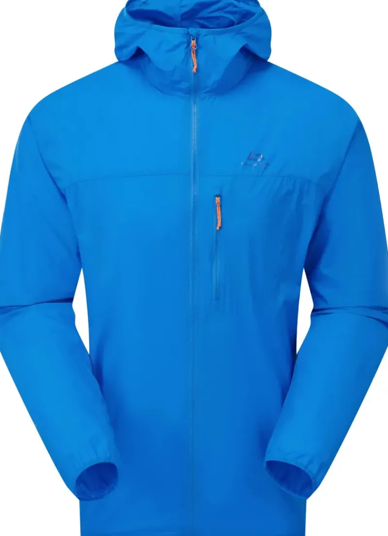 Mountain Equipment Softshell Jackets-Mens Aerofoil Hooded Jacket - Atlantic Blue