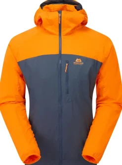 Mountain Equipment Softshell Jackets-Mens Aerotherm Jacket - Blue Nights-Ember
