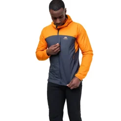 Mountain Equipment Softshell Jackets-Mens Aerotherm Jacket - Blue Nights-Ember