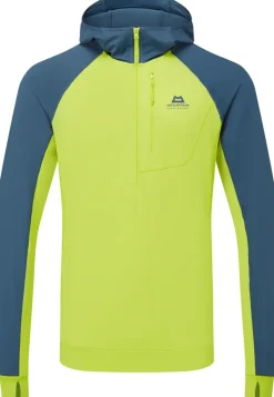 Mountain Equipment T-Shirts & Baselayers-Mens Aiguille Hooded Top - Vine-Majolica