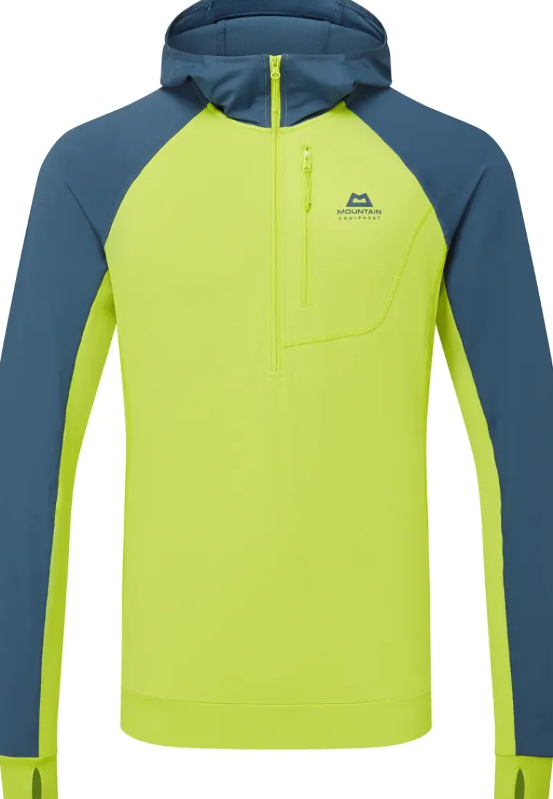 Mountain Equipment T-Shirts & Baselayers-Mens Aiguille Hooded Top - Vine-Majolica
