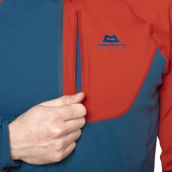 Mountain Equipment T-Shirts & Baselayers-Mens Aiguille Hooded Top - Vine-Majolica