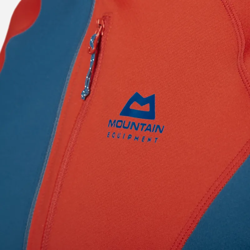 Mountain Equipment T-Shirts & Baselayers-Mens Aiguille Hooded Top - Admiral Blue