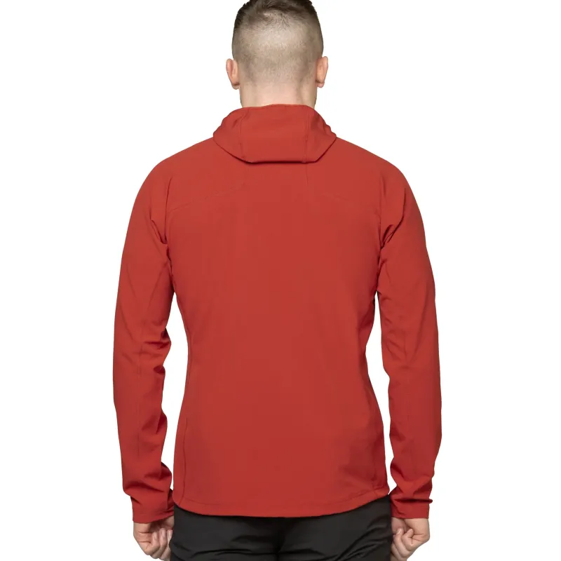 Mountain Equipment Softshell Jackets-Mens Arrow 1/4 Zip - Anvil-Redrock