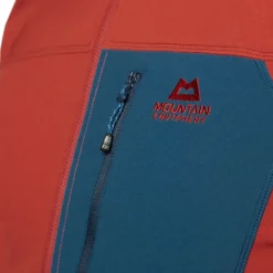 Mountain Equipment Softshell Jackets-Mens Arrow 1/4 Zip - Anvil-Redrock