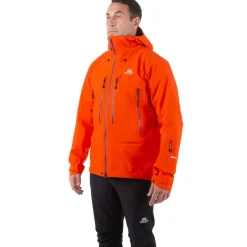 Mountain Equipment Waterproof Jackets-Mens Changabang Jacket - Cardinal Orange