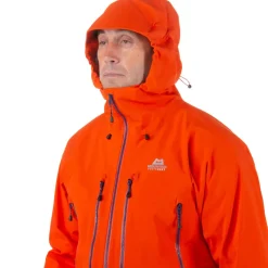 Mountain Equipment Waterproof Jackets-Mens Changabang Jacket - Cardinal Orange