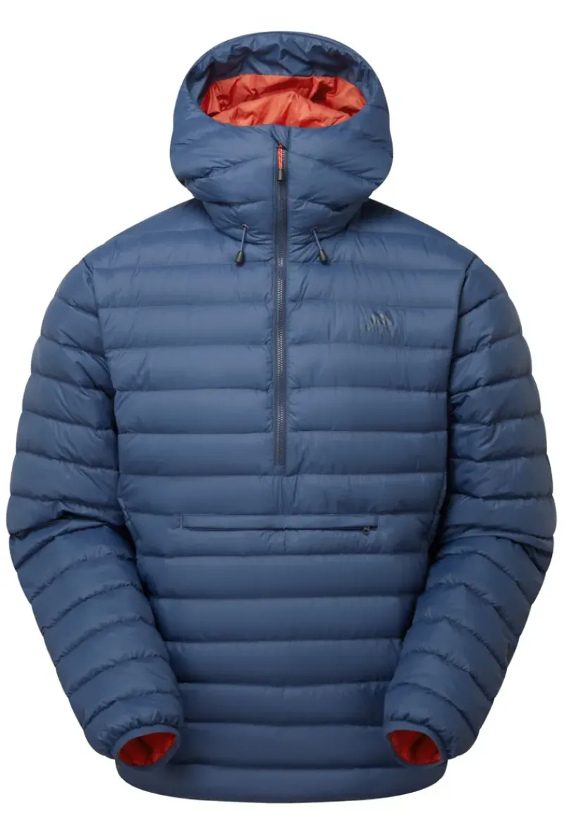 Mountain Equipment Insulated Jackets-Mens Earthrise Hooded Pullover - Dusk