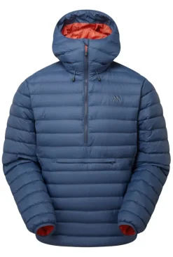 Mountain Equipment Insulated Jackets-Mens Earthrise Hooded Pullover - Dusk