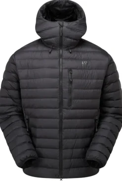 Mountain Equipment Insulated Jackets-Mens Earthrise Hooded Jacket - Black-Black