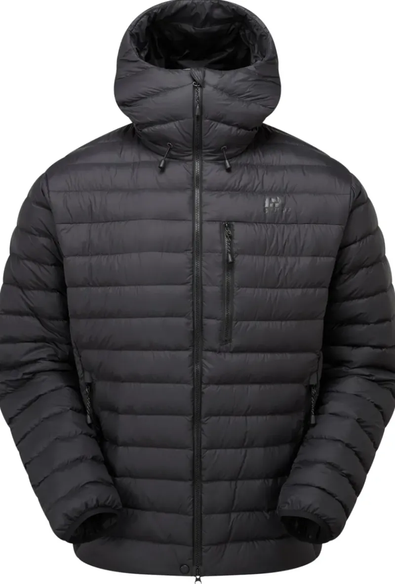 Mountain Equipment Insulated Jackets-Mens Earthrise Hooded Jacket - Black-Black