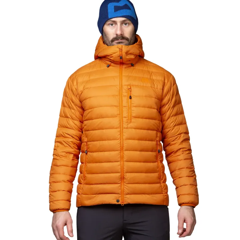 Mountain Equipment Insulated Jackets-Mens Earthrise Hooded Jacket - Black-Black