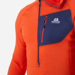 Mountain Equipment Fleece & Mid Layer-Mens Eclipse Hooded Zip-T - Fern