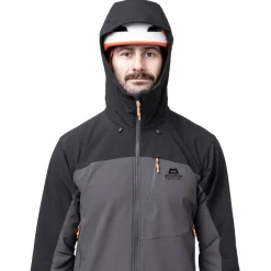 Mountain Equipment Softshell Jackets-Mens Frontier Jacket - Black