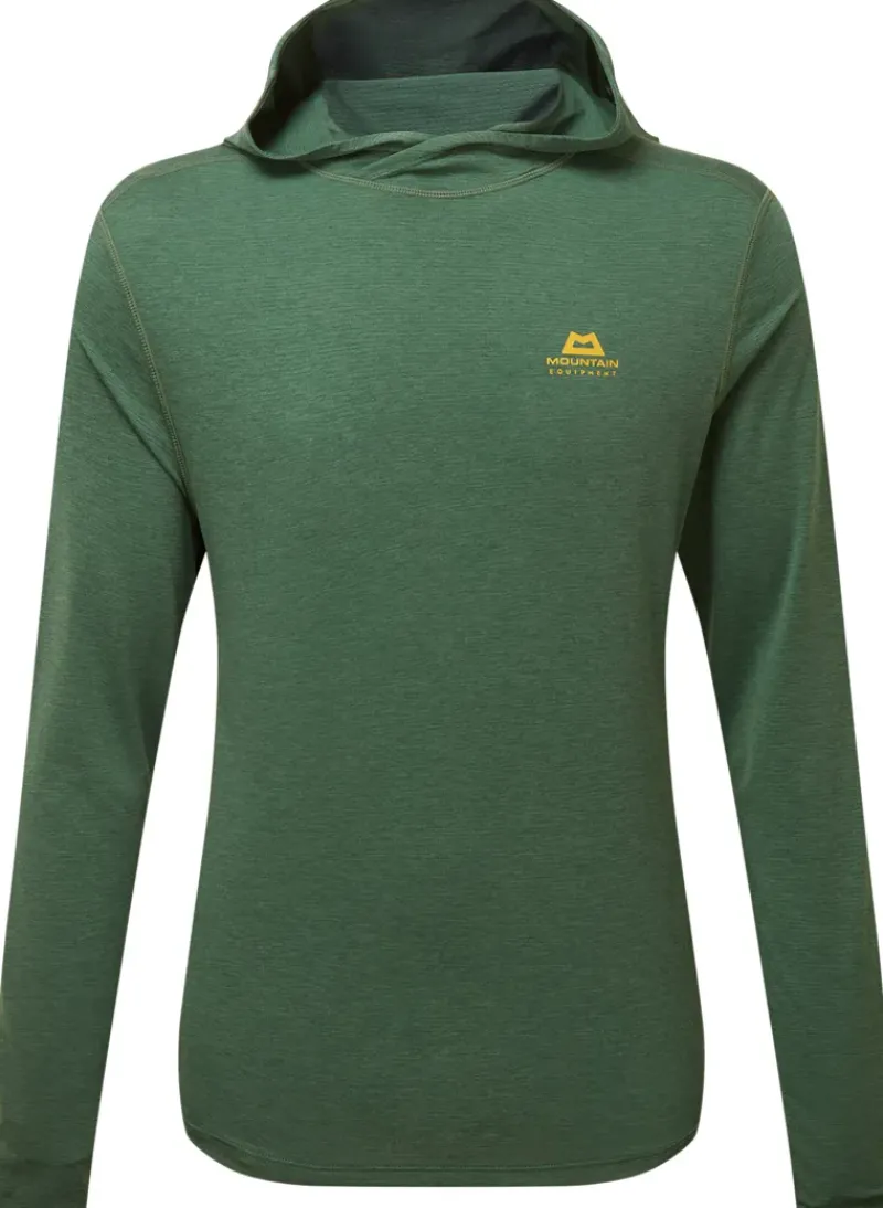 Mountain Equipment T-Shirts & Baselayers-Mens Glace Hooded Top - Fern