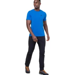 Mountain Equipment T-Shirts & Baselayers-Mens Groundup Tee - Atlantic Blue