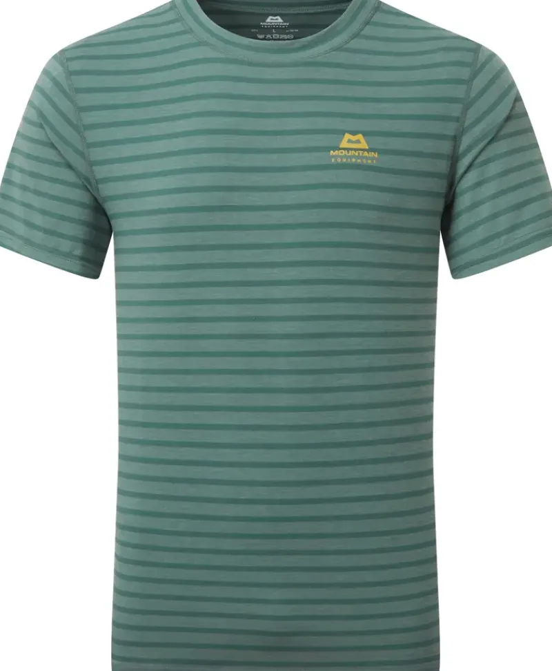 Mountain Equipment T-Shirts & Baselayers-Mens Groundup Tee - Fern Stripe