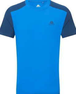 Mountain Equipment T-Shirts & Baselayers-Mens Headpoint Block Tee - Atlantic-Admiral