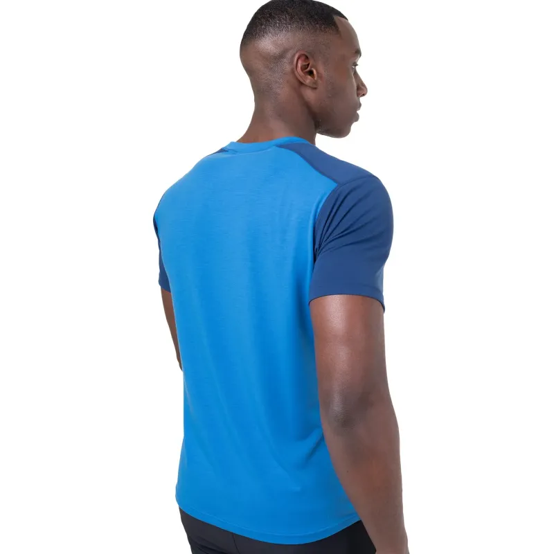 Mountain Equipment T-Shirts & Baselayers-Mens Headpoint Block Tee - Atlantic-Admiral