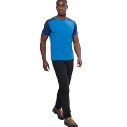 Mountain Equipment T-Shirts & Baselayers-Mens Headpoint Block Tee - Sage-Flint
