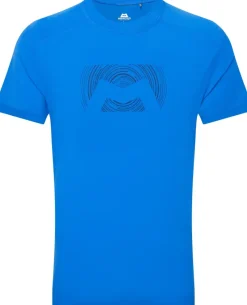 Mountain Equipment T-Shirts & Baselayers-Mens Headpoint Graphic Tee - Atlantic Blue