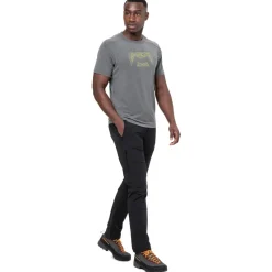 Mountain Equipment T-Shirts & Baselayers-Mens Headpoint Graphic Tee - Atlantic Blue