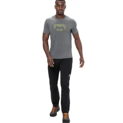 Mountain Equipment T-Shirts & Baselayers-Mens Headpoint Graphic Tee - Atlantic Blue