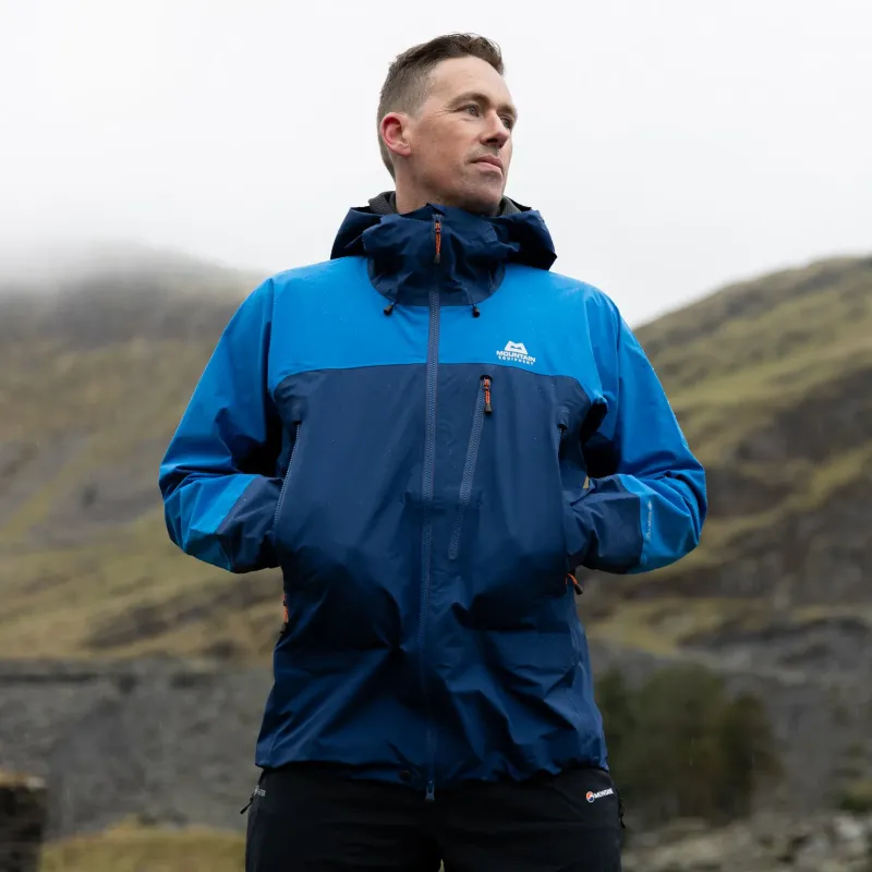 Mountain Equipment Waterproof Jackets-Mens Lhotse Jacket - Admiral-Atlantic