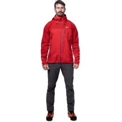 Mountain Equipment Waterproof Jackets-Mens Lhotse Jacket - Imperial Red-Crimson