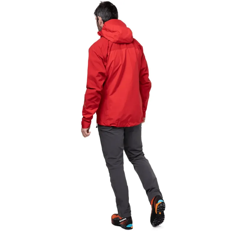Mountain Equipment Waterproof Jackets-Mens Lhotse Jacket - Imperial Red-Crimson