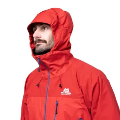Mountain Equipment Waterproof Jackets-Mens Lhotse Jacket - Imperial Red-Crimson