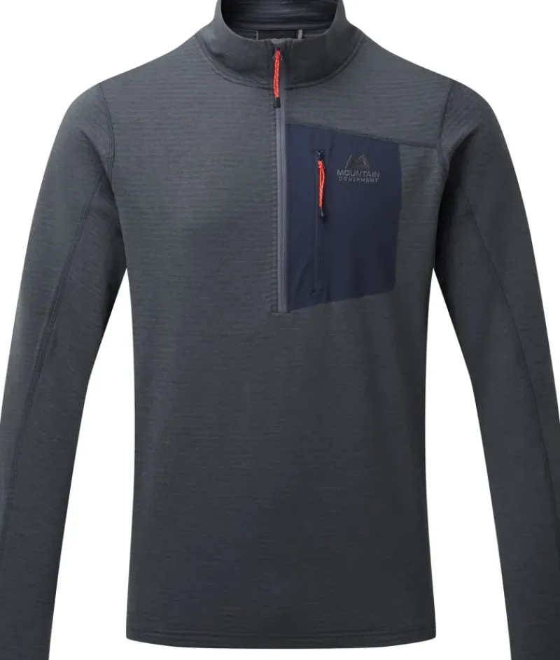 Mountain Equipment Fleece & Mid Layer-Mens Lumiko Zip-T Fleece - Ombre Blue-Cosmos