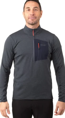 Mountain Equipment Fleece & Mid Layer-Mens Lumiko Zip-T Fleece - Ombre Blue-Cosmos